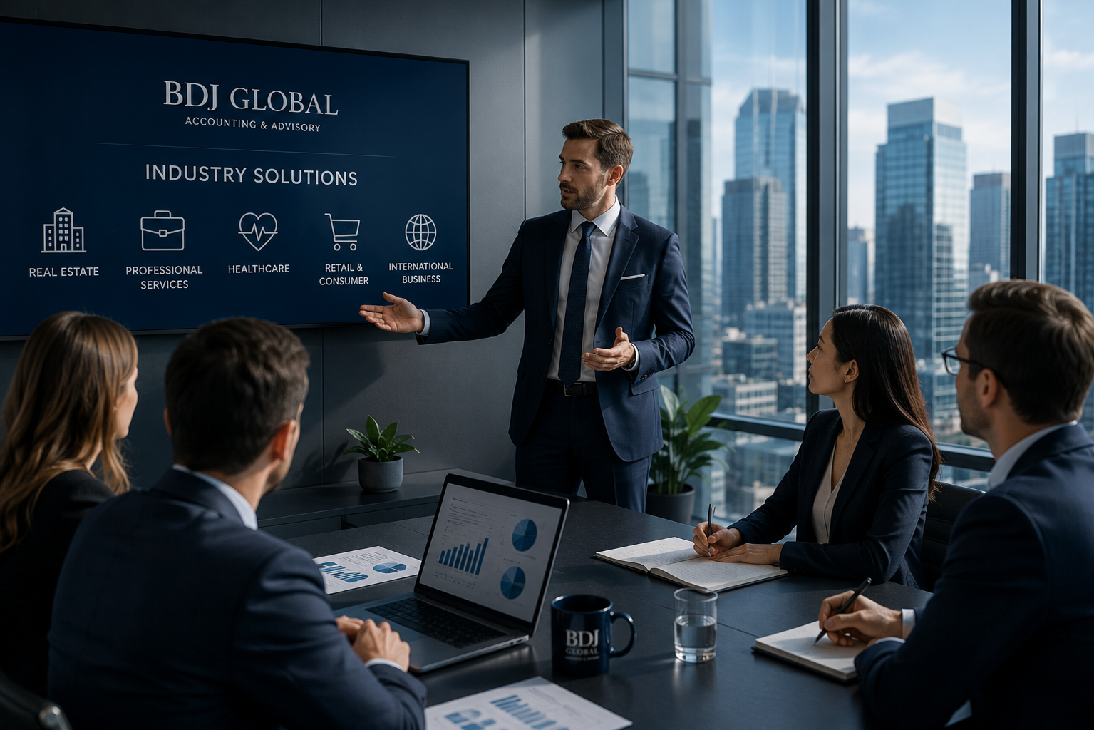 BDJ Global industry strategy and financial planning
